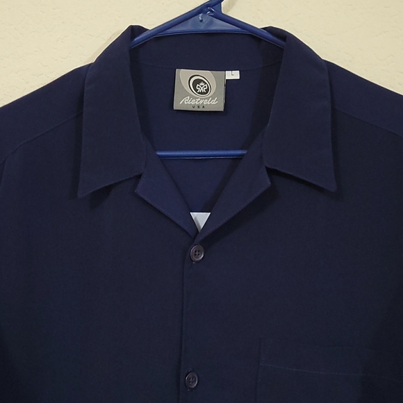 Rietveld USA Hawaiian Shirt - Navy - Large - Picture 4 of 16